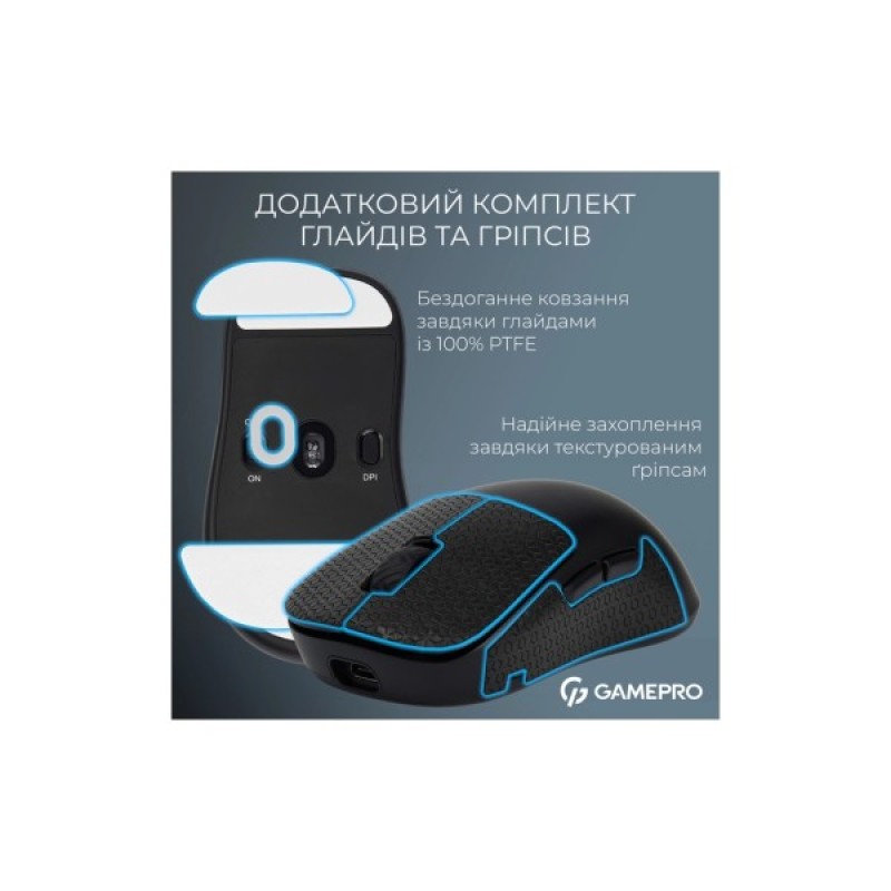 Мишка GamePro Asgard Loki Wireless/USB Black (GM022B)