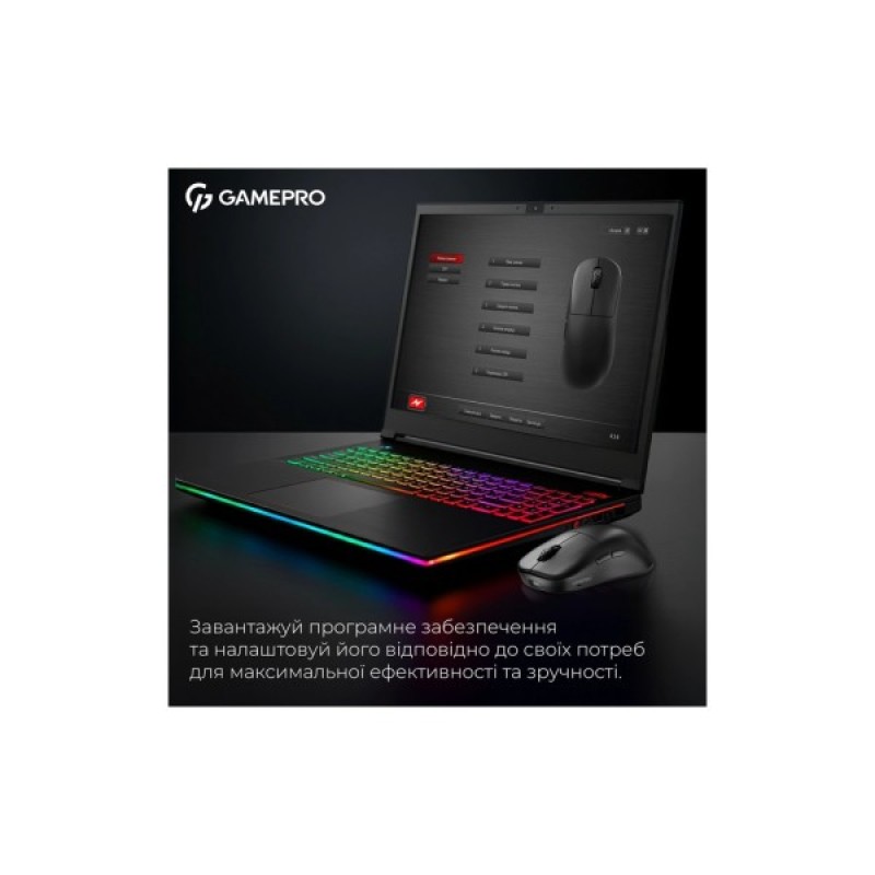 Мишка GamePro Asgard Loki Wireless/USB Black (GM022B)