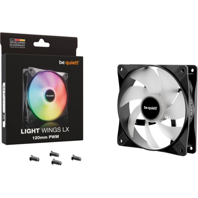 Кулер до корпусу Be quiet! LIGHT WINGS LX 120mm PWM (BL120)