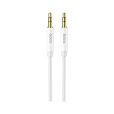 Кабель мультимедійний 3.5mm M to 3.5mm M 1.0m UPA19 AUX Silver HOCO (6931474759870)
