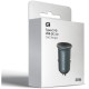 Зарядний пристрій Armorstandart Car USB Type-C PD20W + USB QC 3.0 Grey (ARM65439)