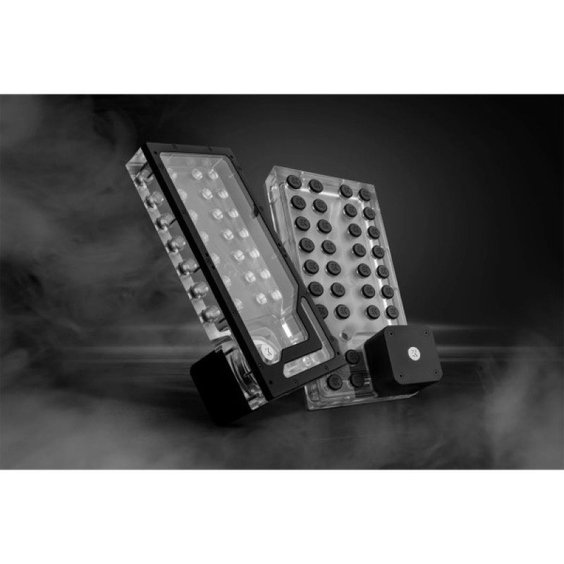 Резервуар для СРО Ekwb EK-QuantumX Loophole Distroplate D5 PWM - Black (3831109908440) (3831109908440)