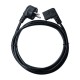 Кабель живлення C13 1.8m corner black Armorstandart (ARM73124)