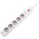 Мережевий фільтр живлення 2E 5XSchuko, 3G*1.5мм, 2м, white (2E-SP515M2WH)