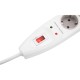 Мережевий фільтр живлення 2E 5XSchuko, 3G*1.5мм, 2м, white (2E-SP515M2WH)