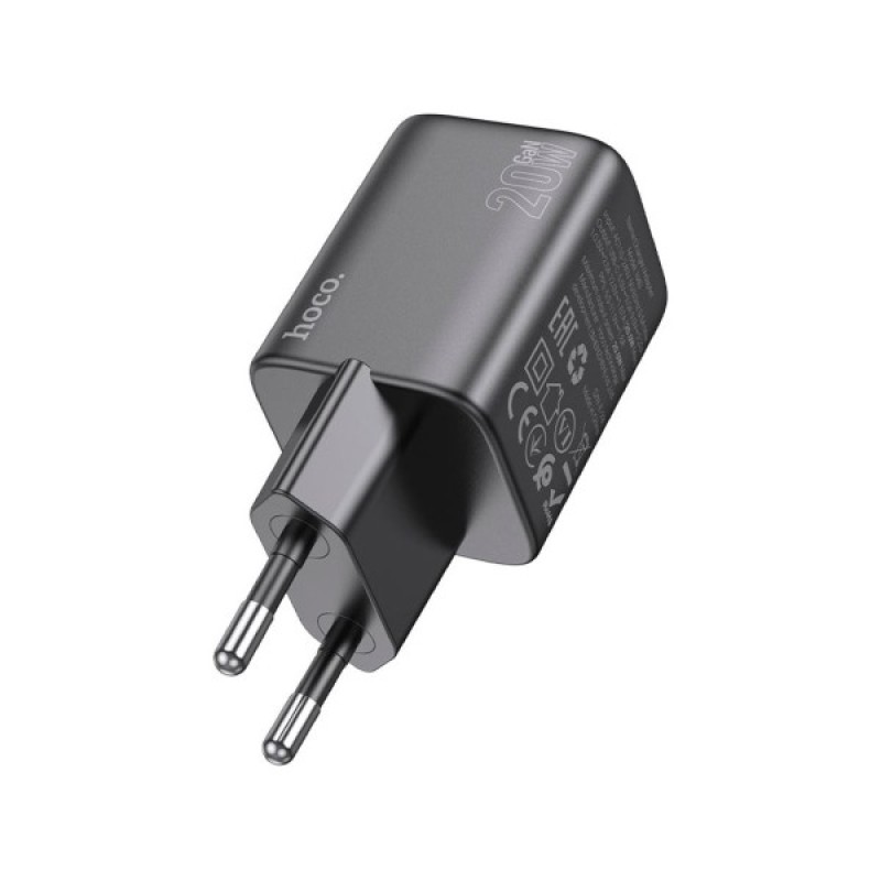 Зарядний пристрій HOCO N40 Mighty USB-C PD20W Black (6942007616966)