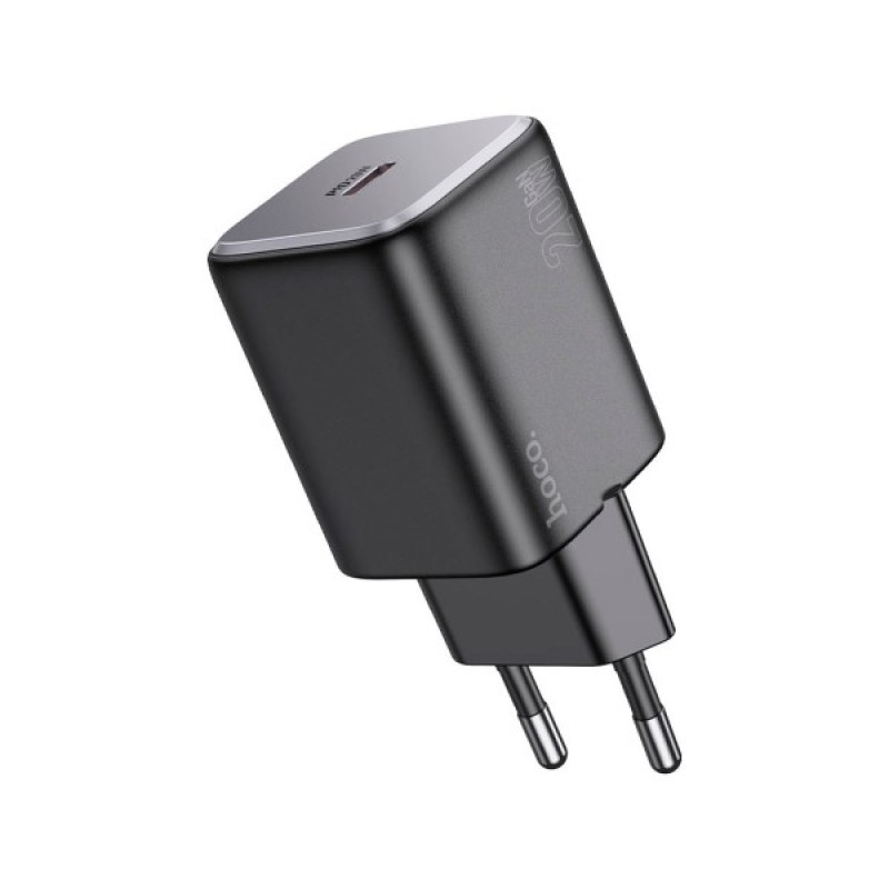 Зарядний пристрій HOCO N40 Mighty USB-C PD20W Black (6942007616966)