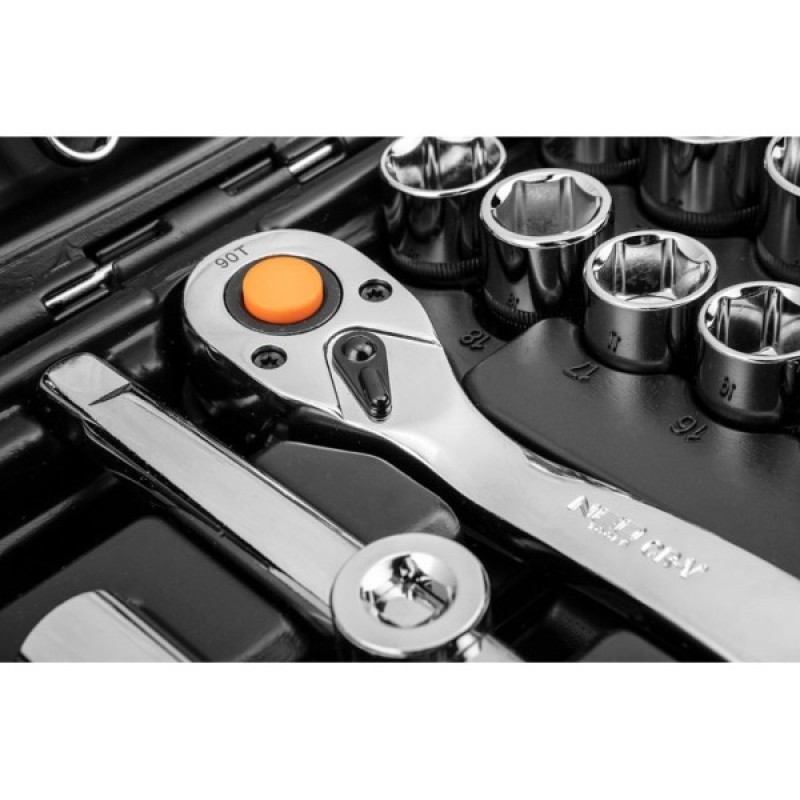 Набір інструментів Neo Tools 82шт, 1/2", 1/4", CrV, eco кейс (10-058)