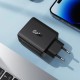 Зарядний пристрій Acefast 4xUSB 45W (2xUSB-C+2xUSB-A) Gan A61 Fast Charger Black (6974316282754)