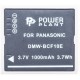 Акумулятор до фото/відео PowerPlant Panasonic DMW-BCF10E (DV00DV1254)
