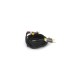 Кабель мультимедійний 3xRCA M to 3xRCA M 1.5m black VEGGIEG (YT-AV301)