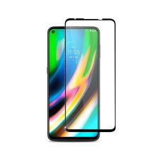 Скло захисне PowerPlant Full screen Motorola Moto G9 Plus, Black (GL609406)