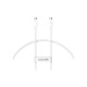 Дата кабель USB-C to USB-C 1.8m Superior USB4 Fast Charging 240W moon white Baseus (P10365200211-05)