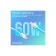 Дата кабель USB-C to USB-C ecoline-cc120.white Promate (ecoline-cc120.white)