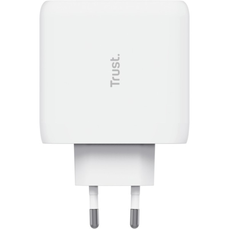 Зарядний пристрій Trust Maxo 65W 2xUSB-C PD white (25381_TRUST)