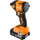 Гайковерт Neo Tools Energy+ 18V, безщітковий, 3600об/хв, 300Нм, 1/4", 4 швидкості, 0.85кг (без АКБ та ЗП) (04-612)