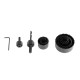 Коронка Sigma по дереву набірна Ø19, 22, 29, 32, 38, 44, 51, 65 мм (кейс) (1520111)