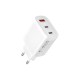Зарядний пристрій XO L117 2xUSB-C PD45W + 1xUSB-A QC3.0 White (L117.white)
