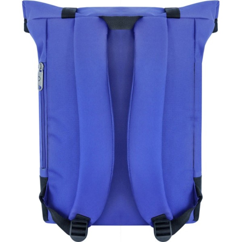 Рюкзак для ноутбука Bagland 15" Holder 25L, roll top, 0051666, blue/black (1065919121)
