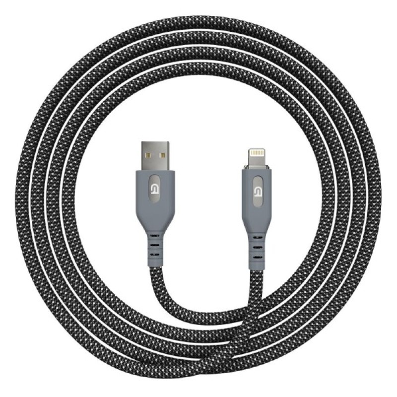 Дата кабель USB 2.0 AM to Lightning 1.0m Magnetic 2A black Armorstandart (ARM75508)