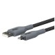 Дата кабель USB 2.0 AM to Lightning 1.0m Magnetic 2A black Armorstandart (ARM75508)