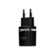 Зарядний пристрій HOCO C12 Smart dual USB charger Black (6957531063094)