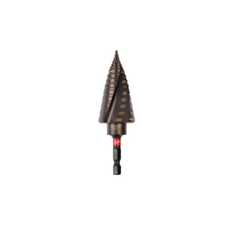 Свердло Milwaukee ступінчасте SHOCKWAVE Impact Duty, 4-30мм з кроком 3мм (48899265)