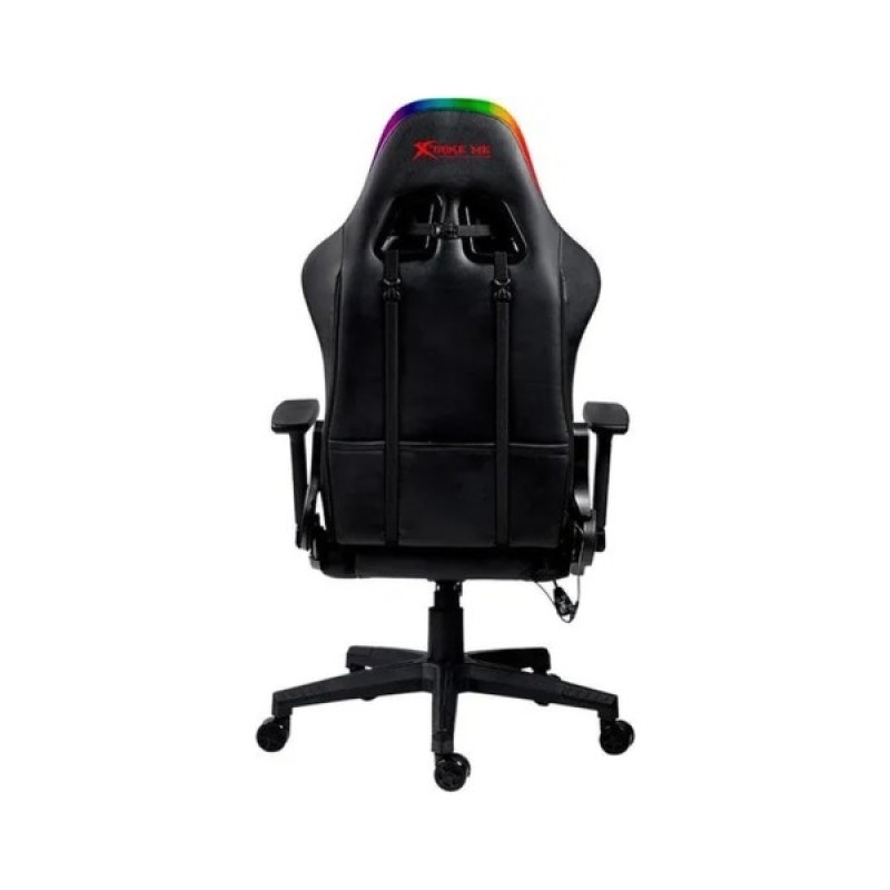 Крісло ігрове Xtrike ME Advanced Gaming Chair GC-907 RGB Black/Red (GC-907)
