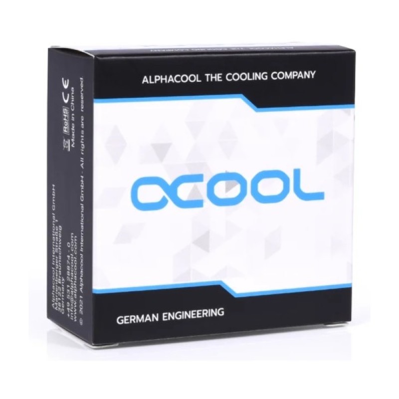 Фітинг для СРО Alphacool Eiszapfen 8mm off set fitting rotatable - black (17604)