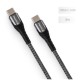 Дата кабель USB-C to USB-C 2.0m PD Fast Charging 65W 3A grey ColorWay (CW-CBPDCC039-GR)