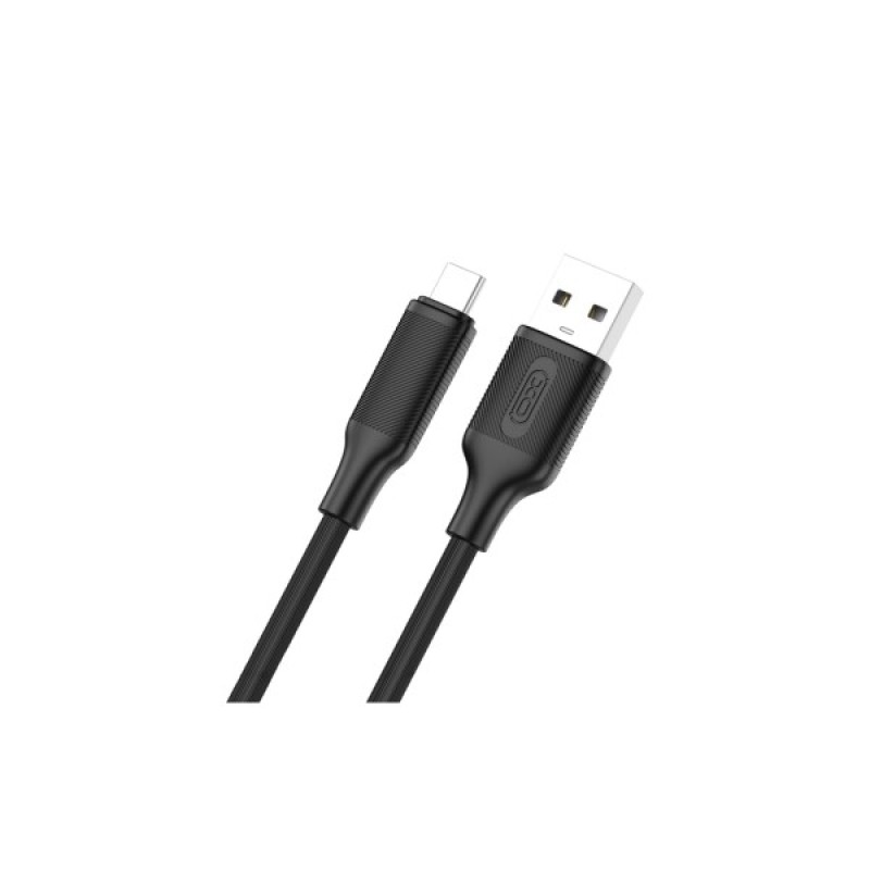 Дата кабель USB 2.0 AM to USB-C NB265-AC black XO (NB265-AC.black)