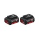 Набір акумулятор + зарядний пристрій Bosch 2xGBA 18Вх4.0Ah + GAL 18V-40 (1.600.A01.9S0)
