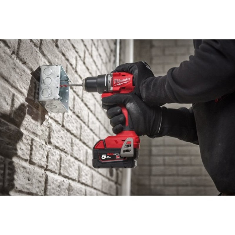 Шуруповерт Milwaukee M18 BLDDRC-0X, 60.5 Нм, кейс (без АКБ та ЗП) (4933492832)