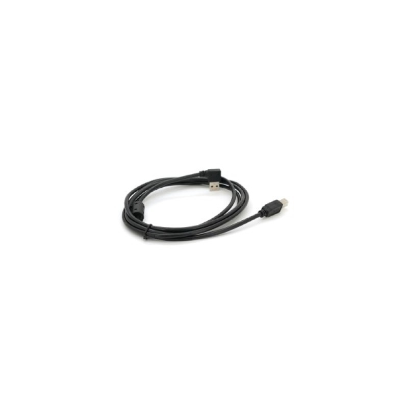 Кабель для принтера USB 2.0 AM/BM 2.0m 90° corner black Ritar (YT-AM/BM90°-2.0B)