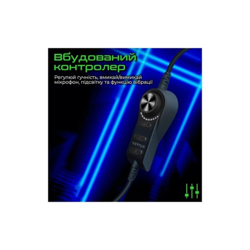 Навушники Vertux Warfare 7.1 USB Black (warfare.black)
