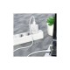 Зарядний пристрій BOROFONE BA74A Aspirer USB + cable USB to USB-C White (6974443388671)