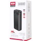 Батарея універсальна XO 30000mAh, PD/65W for laptop, QC/22.5W, black (PR201_Black)