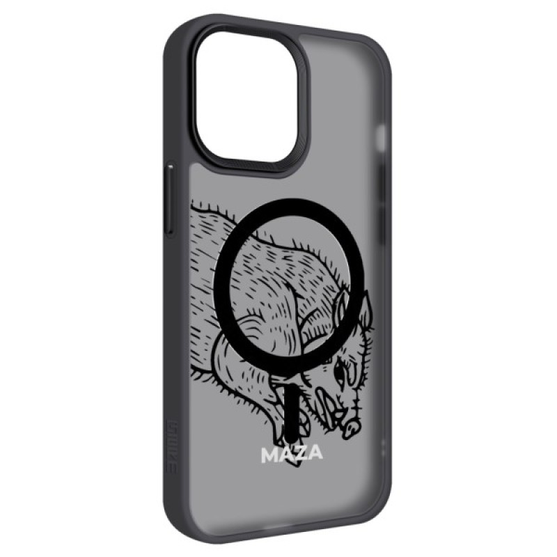 Чохол до мобільного телефона Armorstandart Uniq Magsafe Apple iPhone 15 Pro Max Maza Boar 2 Black (ARM76325)