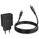 Зарядний пристрій BOROFONE BA97A Ilustre USB-C PD30W digital display + cable USB-C to USB-C Black (6941991120503)