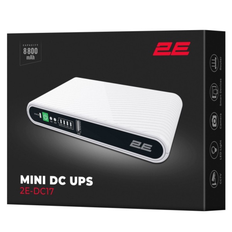 Пристрій безперебійного живлення 2E Mini DC 17Вт (2E-DC17)