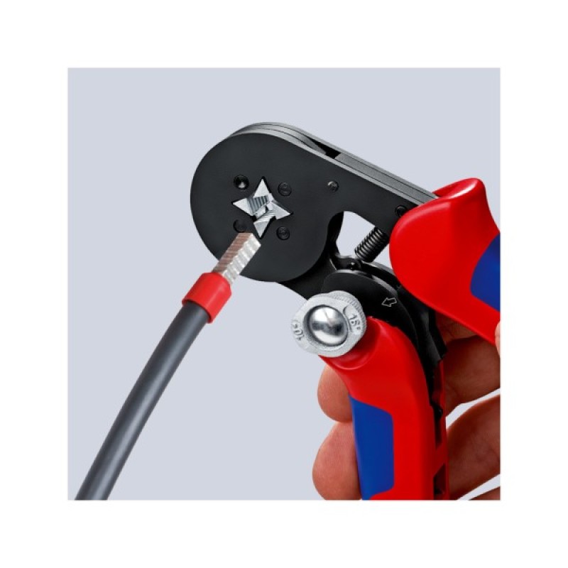 Затиск для клем KNIPEX з автоналаштуванням (97 53 04)