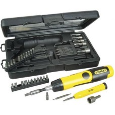 Набір викруток Stanley Pistol Grip Ratchet з храповим механ., 36 вставк. (0-63-038)