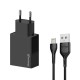 Зарядний пристрій Grand-X CH03LTB USB + cable USB to Lightning 10.5W Black (CH-03LTB)