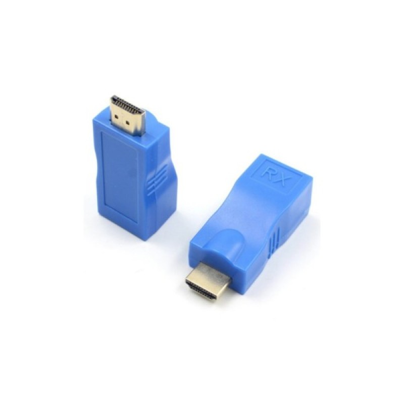 Перехідник HDMI к кабелю RJ45 (Patch Cord) 30m Extradigital (KBH1754)