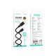Дата кабель USB-C to USB-C 2.0m 60W Lenny silicone BX113 black BOROFONE (6941991115516)