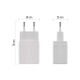 Зарядний пристрій EMOS V02G20 1xUSB-A + 1xUSB-C PD20W GaN (V02G20)