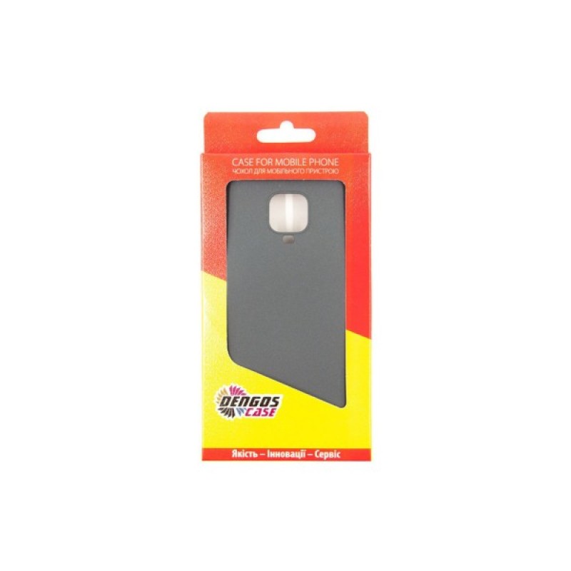 Чохол до мобільного телефона Dengos Carbon Xiaomi Redmi Note 9s, grey (DG-TPU-CRBN-92) (DG-TPU-CRBN-92)