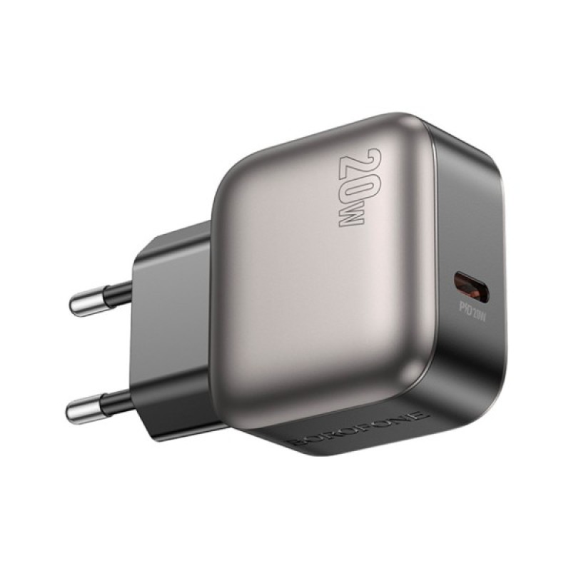 Зарядний пристрій BOROFONE BAS53A Absolute USB-C PD20W Black (6941991116179)