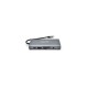Концентратор VEGGIEG USB-C 7-in-1 USB-C + 3xUSB 3.0 + HDMI + VGA + SD/TF + RJ45 0.1m silver (TC10-U)