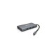 Концентратор VEGGIEG USB-C 7-in-1 USB-C + 3xUSB 3.0 + HDMI + VGA + SD/TF + RJ45 0.1m silver (TC10-U)